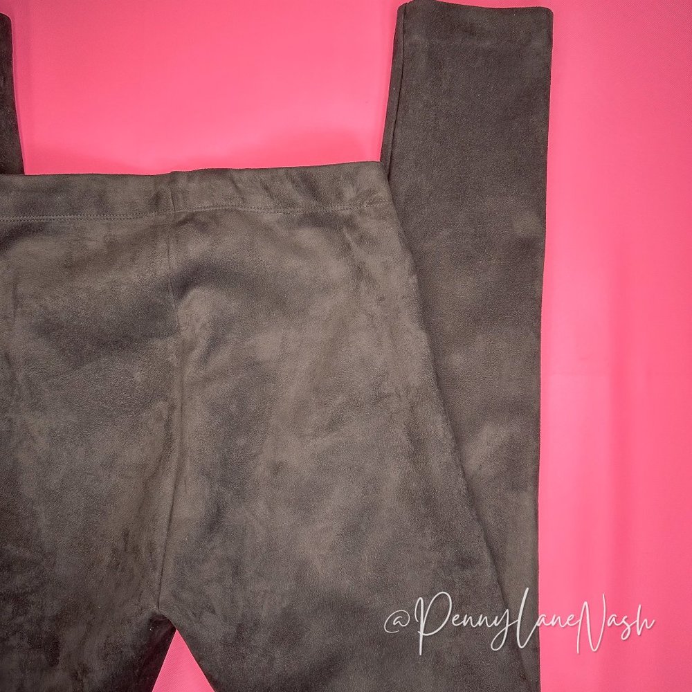 BCBGMaxazria Mason Faux Suede Legging Black - Picture 10 of 11